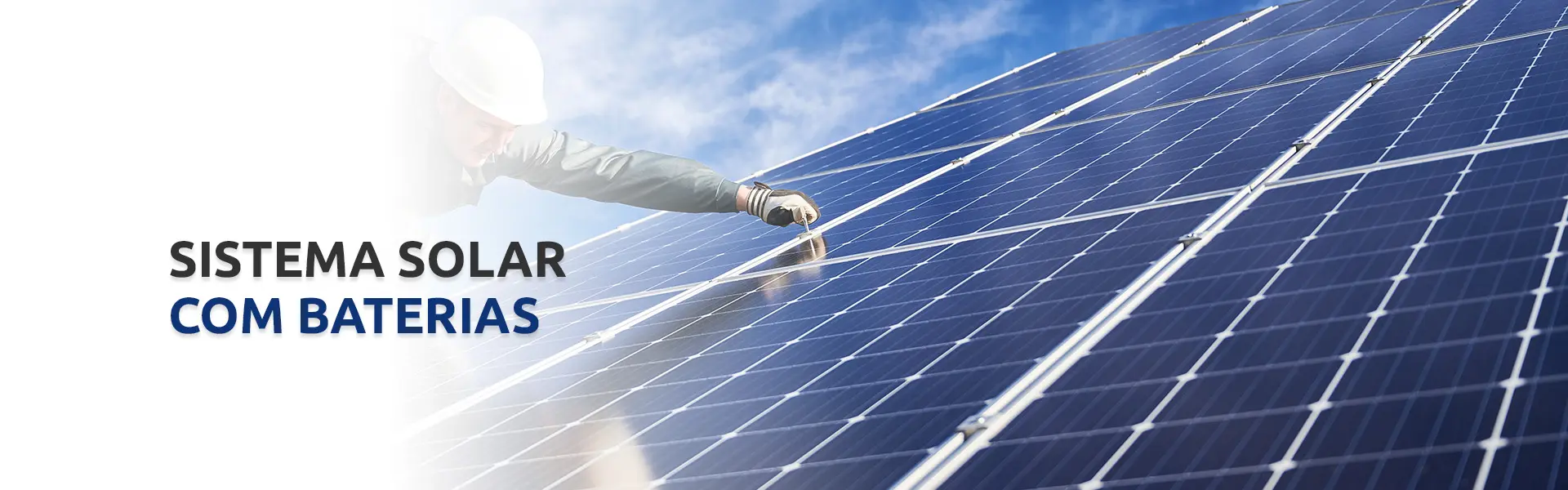 Sistema solar com baterias