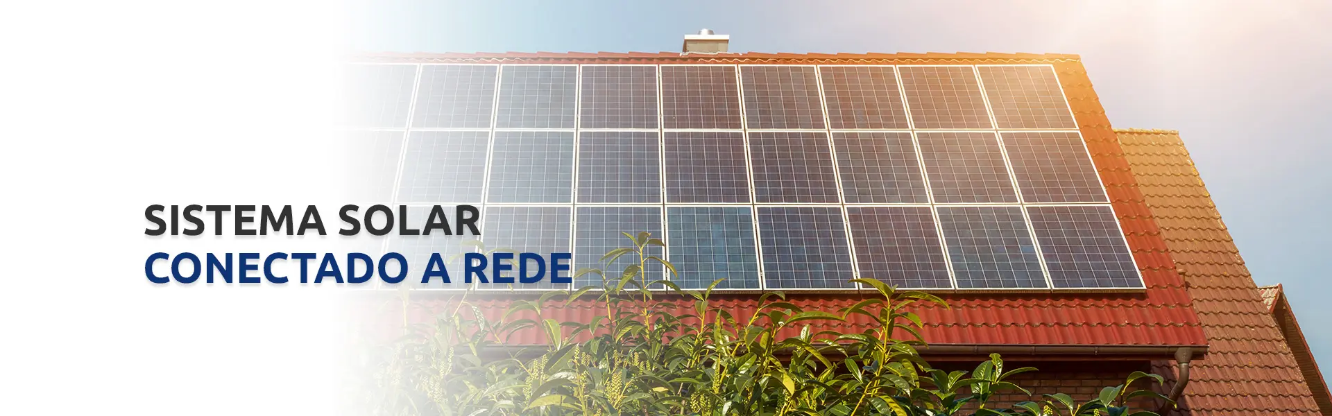 Sistema solar conectado a rede